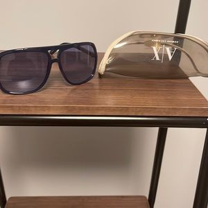 Navy blue Armani Exchange glasses